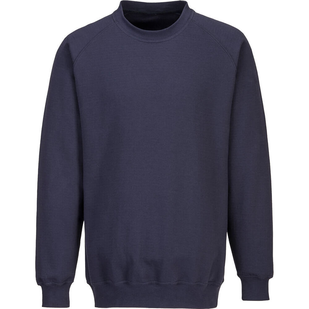 Image of Portwest Anti Static ESD Sweatshirt Navy 2XL