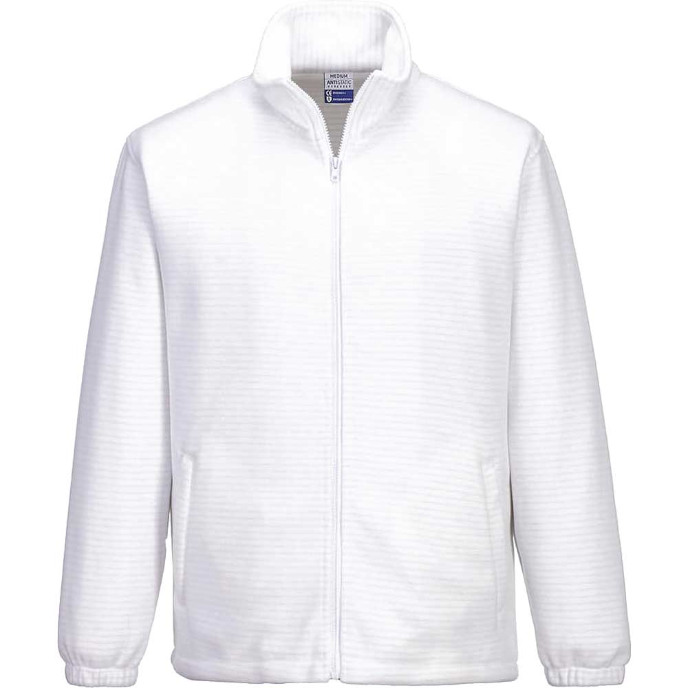 Portwest Anti Static ESD Fleece White 3XL