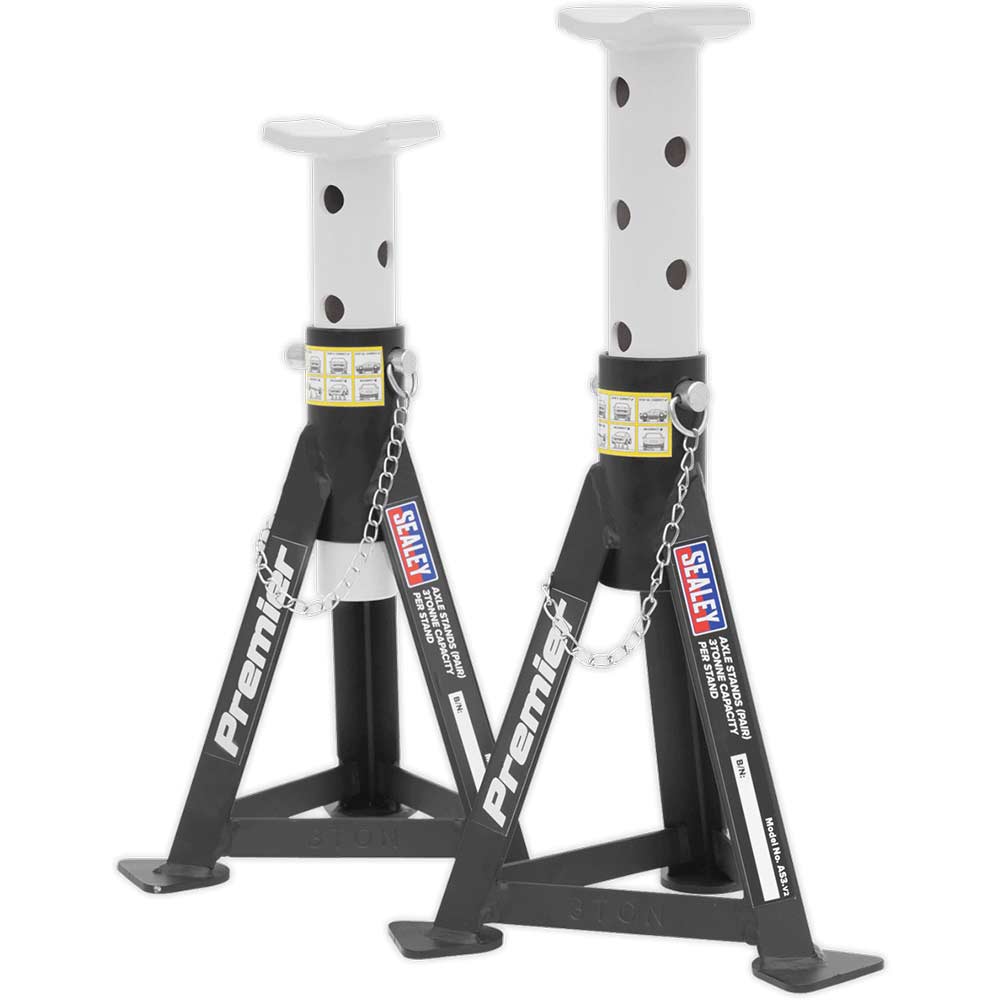 Sealey Premier Heavy Duty Axle Stands 3 Tonne