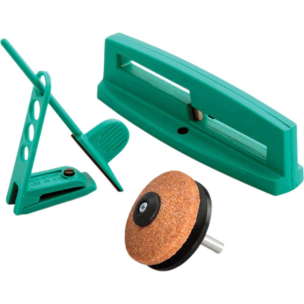 Image of Multi Sharp 3 Piece Garden Tool Sharpening Kit