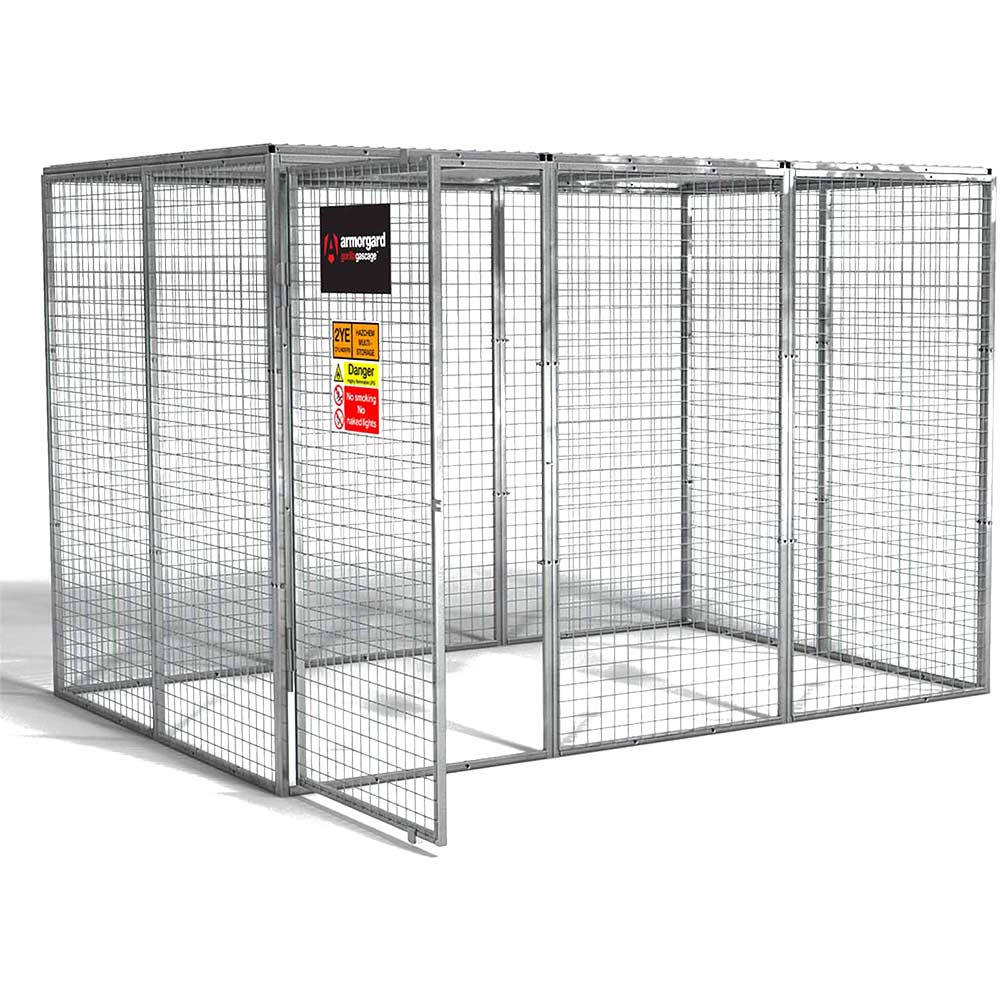 Armorgard Gorilla Bolt Together Gas Cylinder Storage Cage 2700mm 1800mm 1800mm