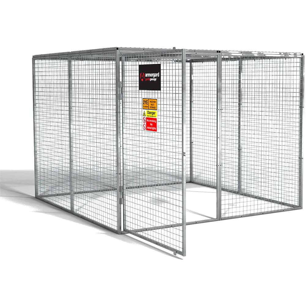 Armorgard Gorilla Bolt Together Gas Cylinder Storage Cage 2400mm 2400mm 1800mm