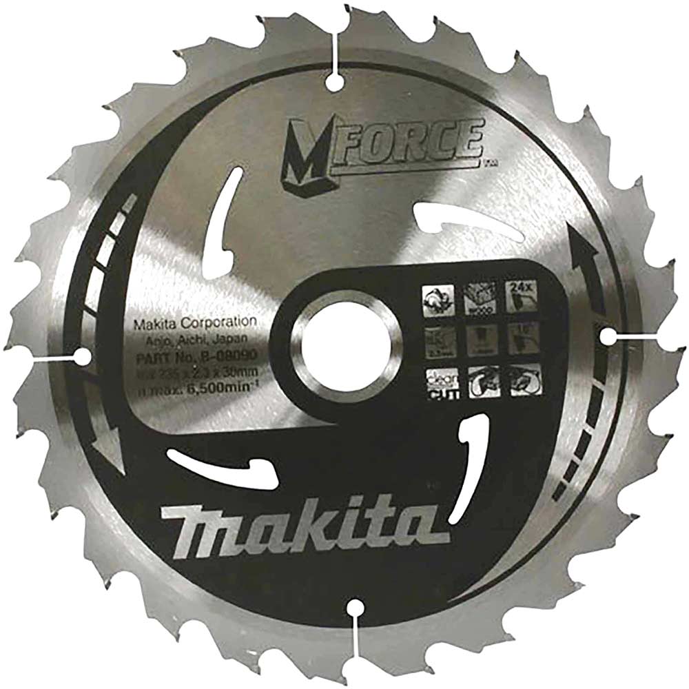 Image of Makita MFORCE Circular Saw Blade for Wood Cutting 180mm 16T 20mm