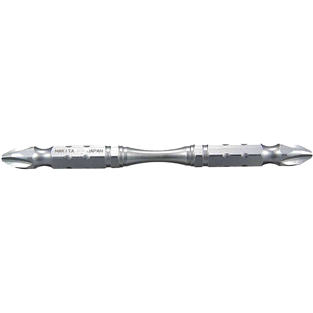 Image of Makita Torsion Impact Double Ended Pozi Screwdriver Bit PZ2 85mm Pack of 3