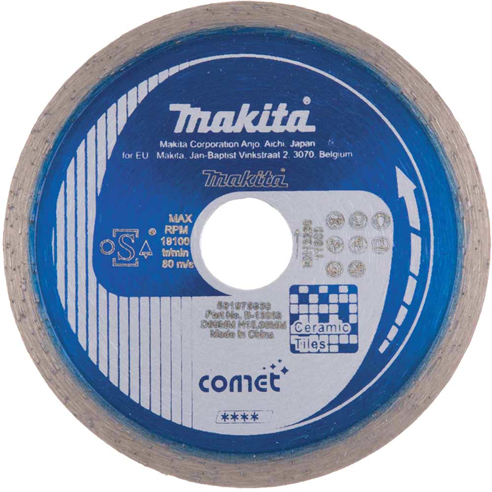 Comet Continuous Rim Diamond Tile Cutting Disc