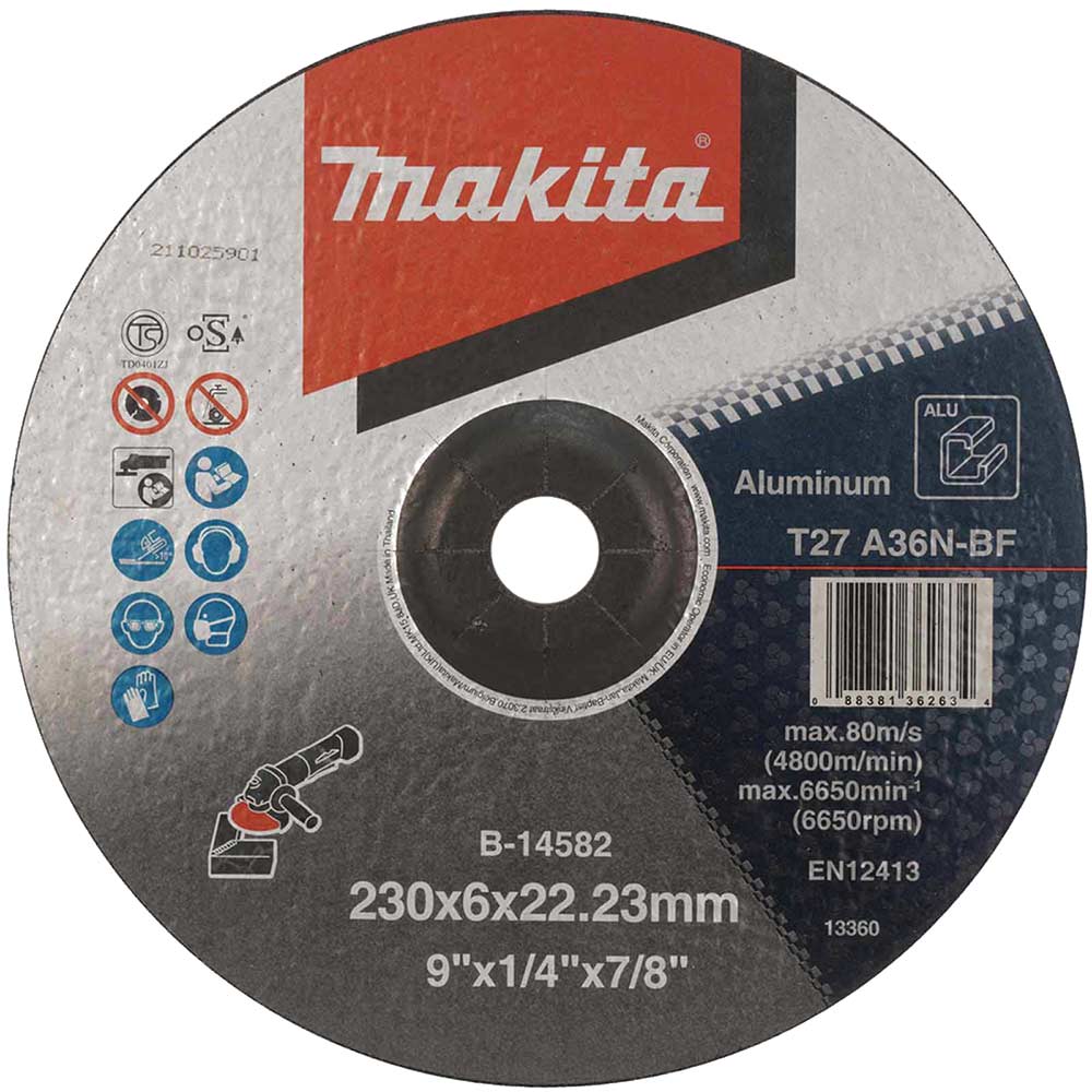 Image of Makita A36N Aluminium Grinding Disc 230mm