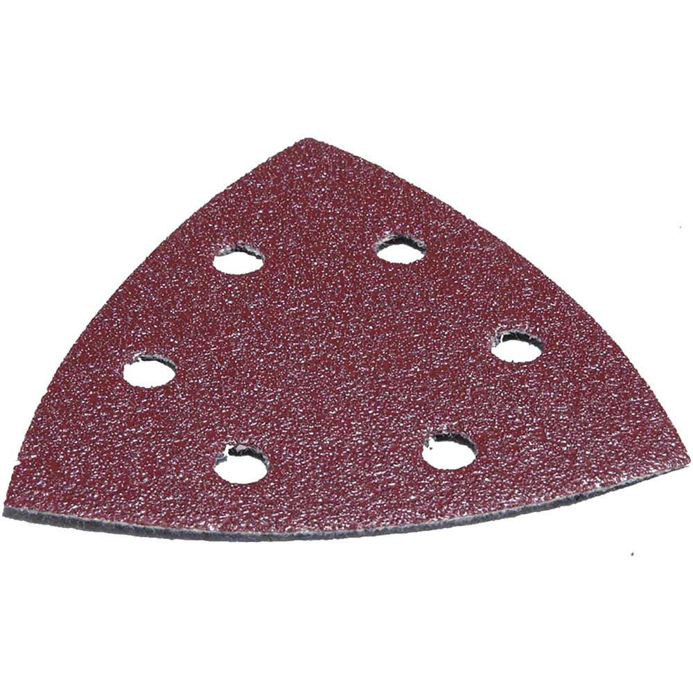 Photos - Abrasive Wheel / Belt Makita Long Life Punched Hook and Loop Delta Sanding Sheets 80g Pack of 10 B-21571