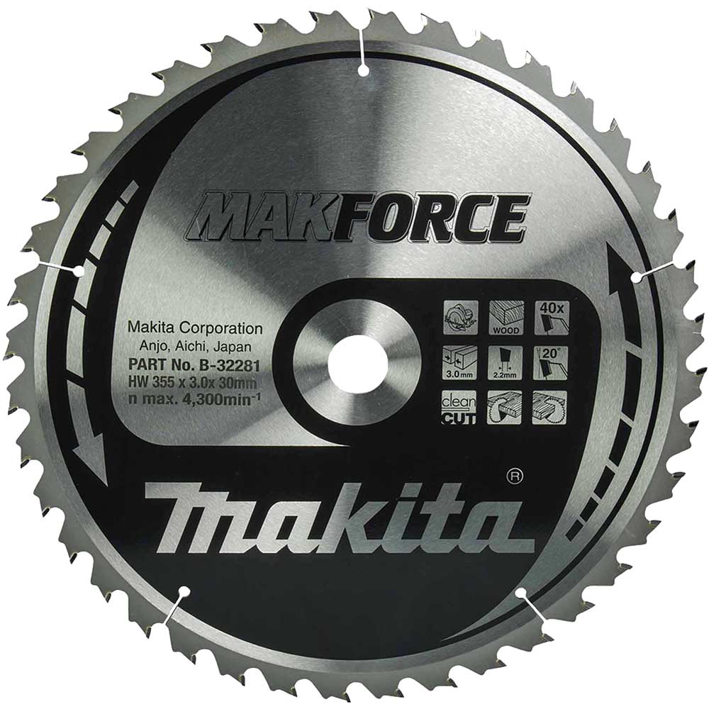 MAKFORCE Circular Saw Blade for Wood Cutting