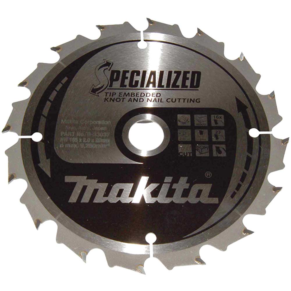 SPECIALIZED Circular Saw Blade for Knot and Nail Cutting