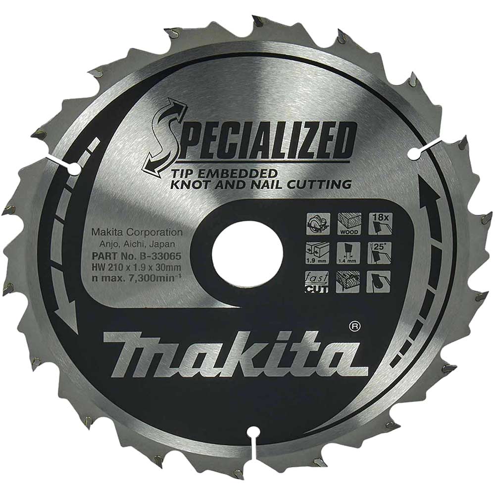 SPECIALIZED Circular Saw Blade for Knot and Nail Cutting