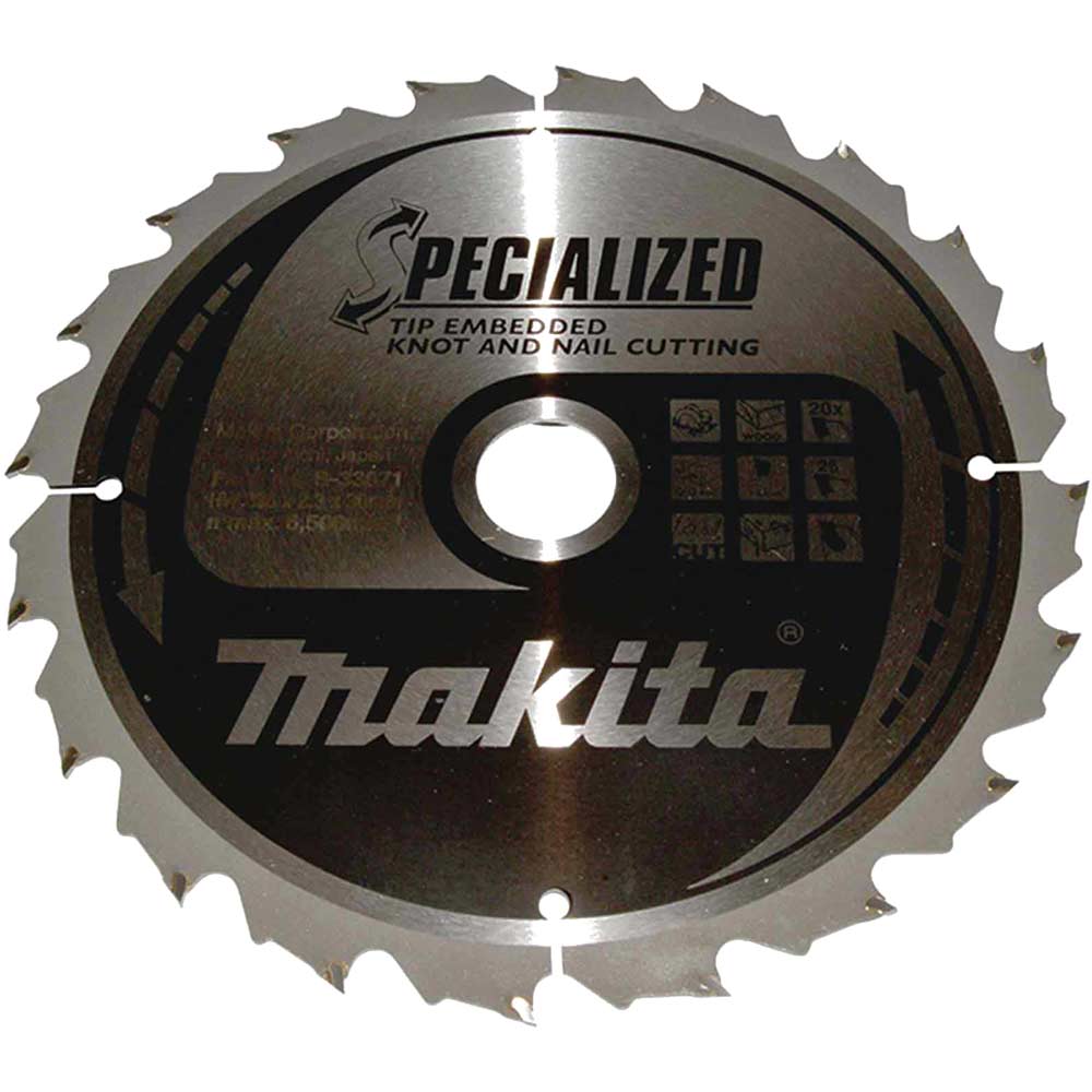 SPECIALIZED Circular Saw Blade for Knot and Nail Cutting