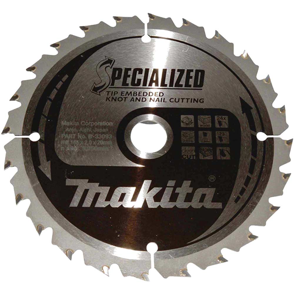 SPECIALIZED Circular Saw Blade for Knot and Nail Cutting