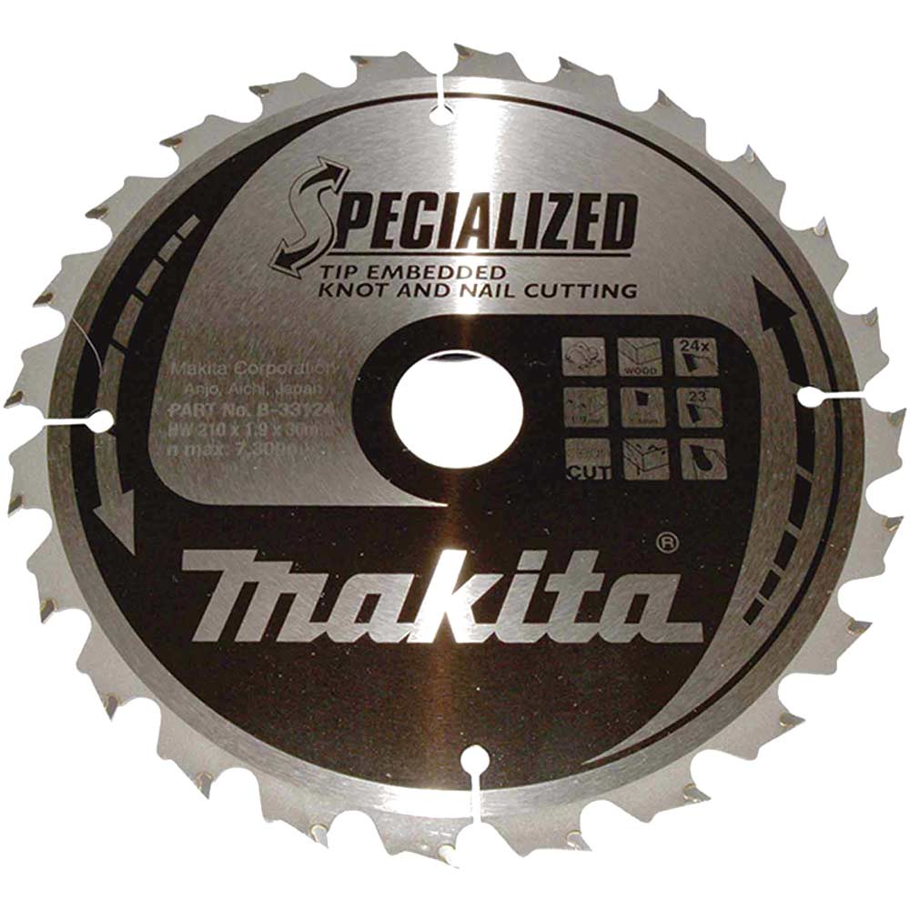 SPECIALIZED Circular Saw Blade for Knot and Nail Cutting