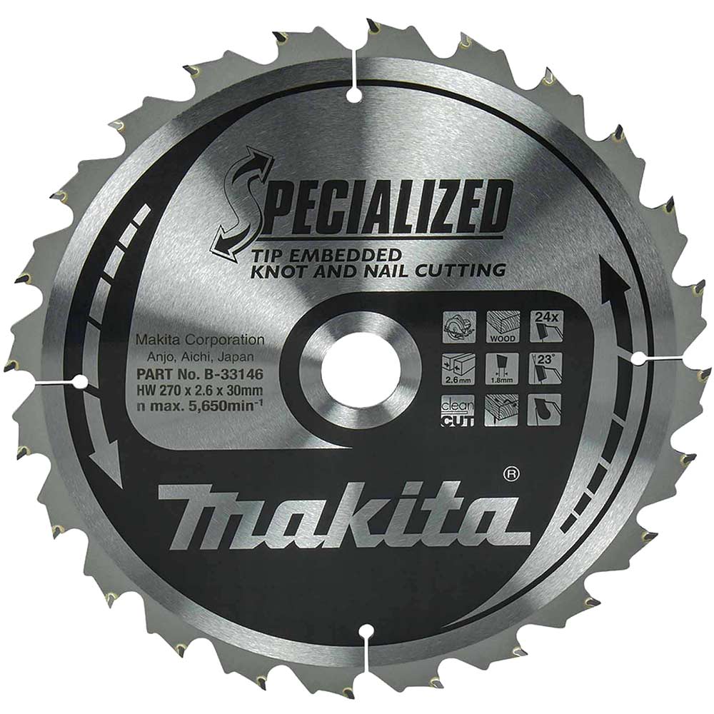 SPECIALIZED Circular Saw Blade for Knot and Nail Cutting