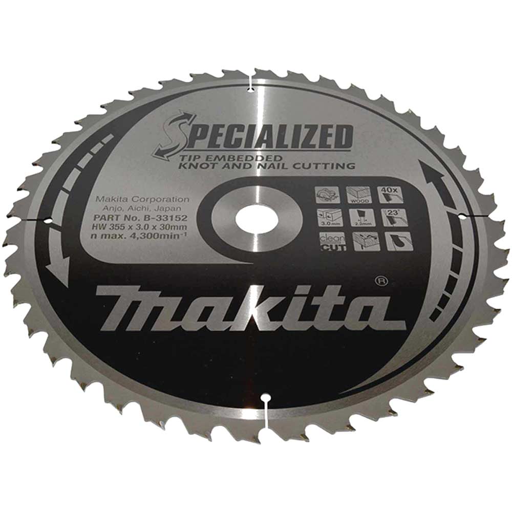 SPECIALIZED Circular Saw Blade for Knot and Nail Cutting