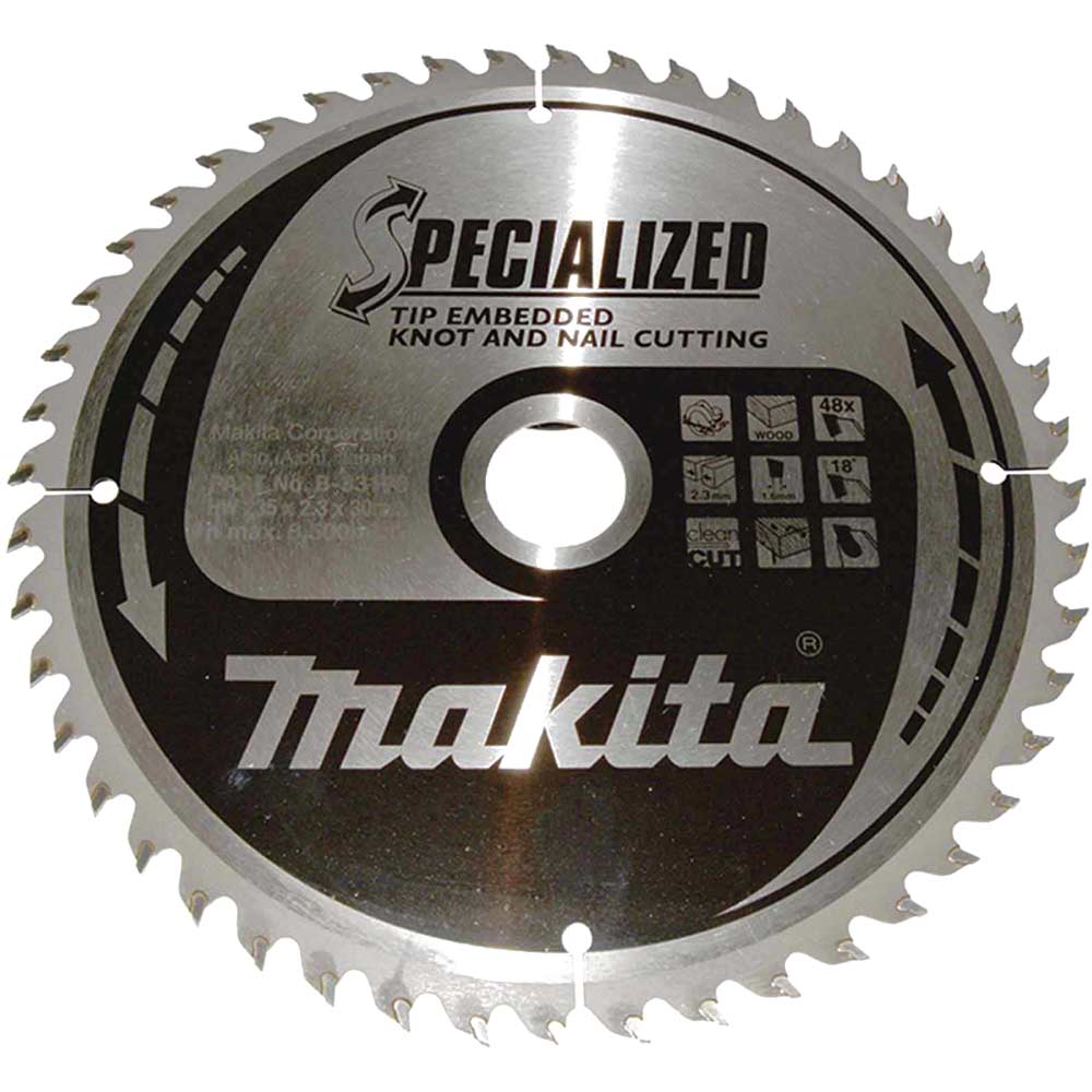 SPECIALIZED Circular Saw Blade for Knot and Nail Cutting