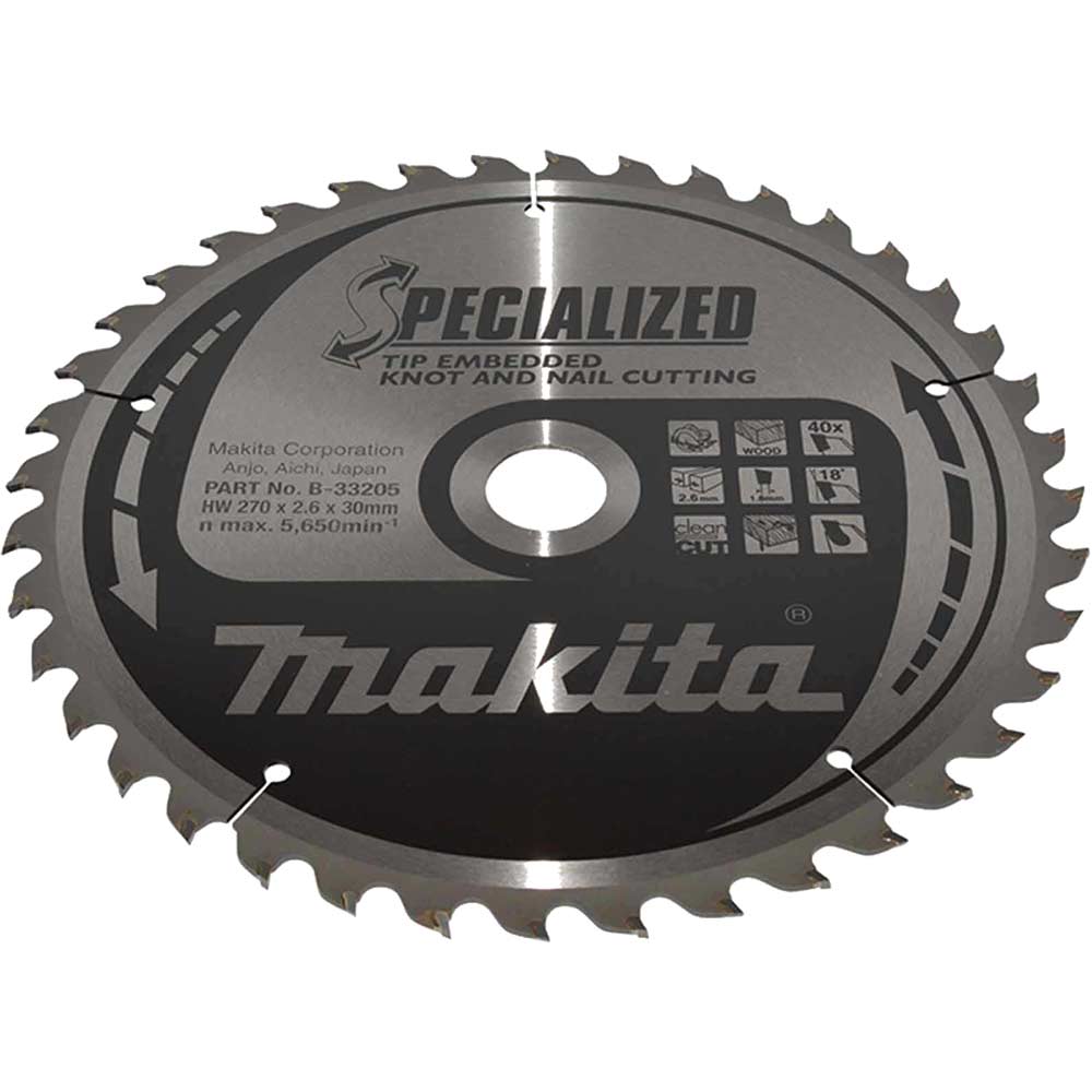 SPECIALIZED Circular Saw Blade for Knot and Nail Cutting