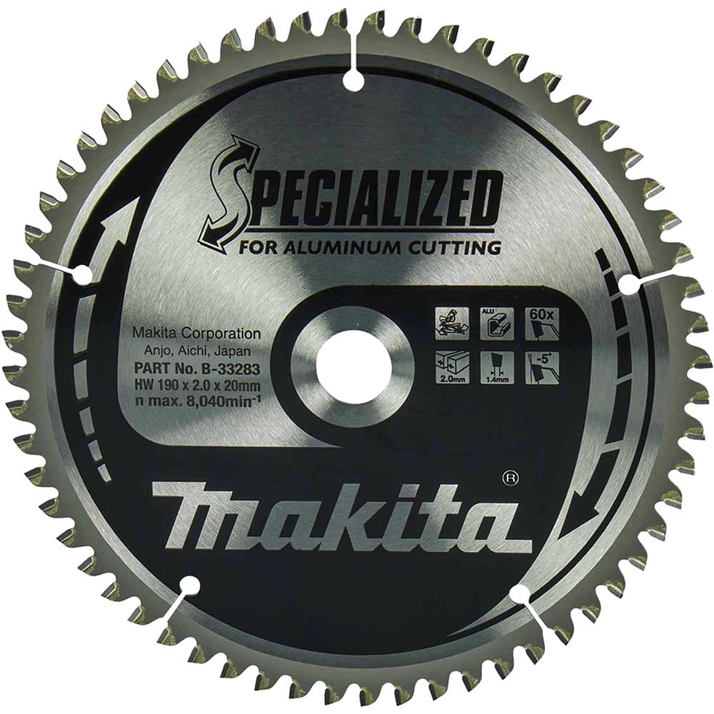 SPECIALIZED Circular Saw Blade for Aluminium Cutting