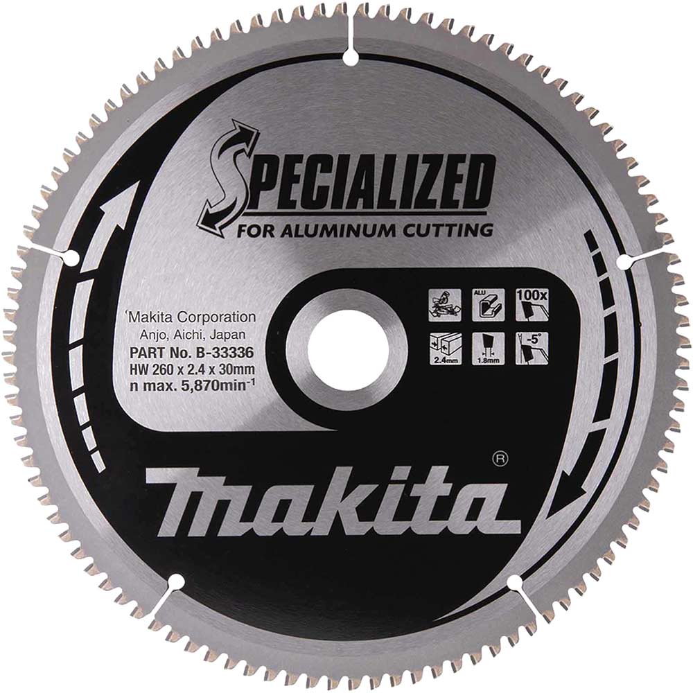 SPECIALIZED Circular Saw Blade for Aluminium Cutting