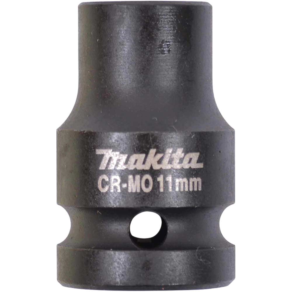 Image of Makita 1/2" Drive CR-MO Hexagon Impact Socket Metric 1/2" 11mm