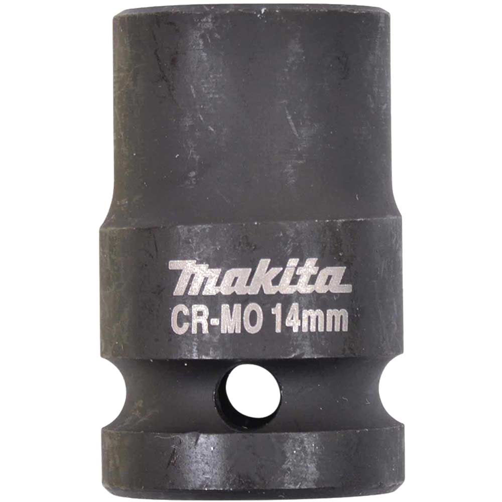 Image of Makita 1/2" Drive CR-MO Hexagon Impact Socket Metric 1/2" 14mm