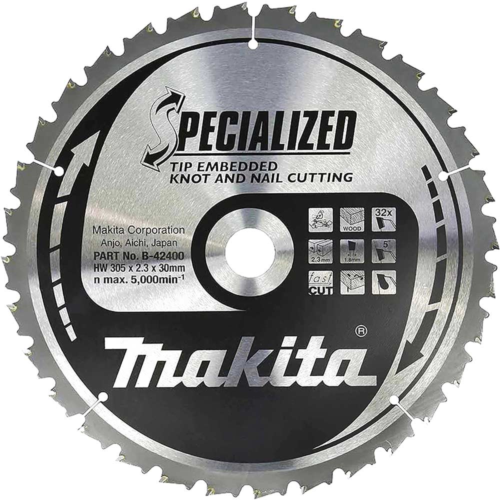 SPECIALIZED Circular Saw Blade for Knot and Nail Cutting