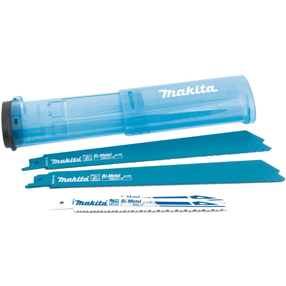 Image of Makita 6 Piece Metal Cutting Reciprocating Sabre Saw Blade Set