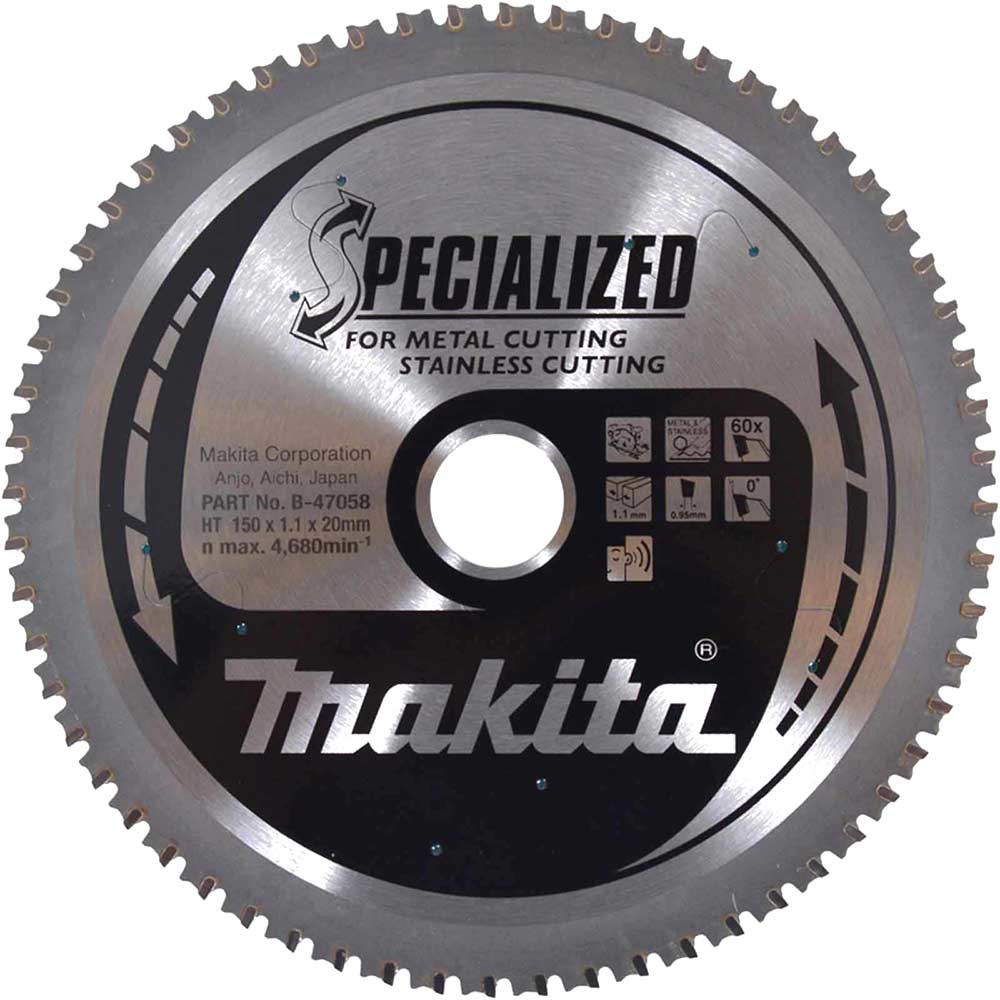 SPECIALIZED Circular Saw Blade for Stainless Steel Cutting