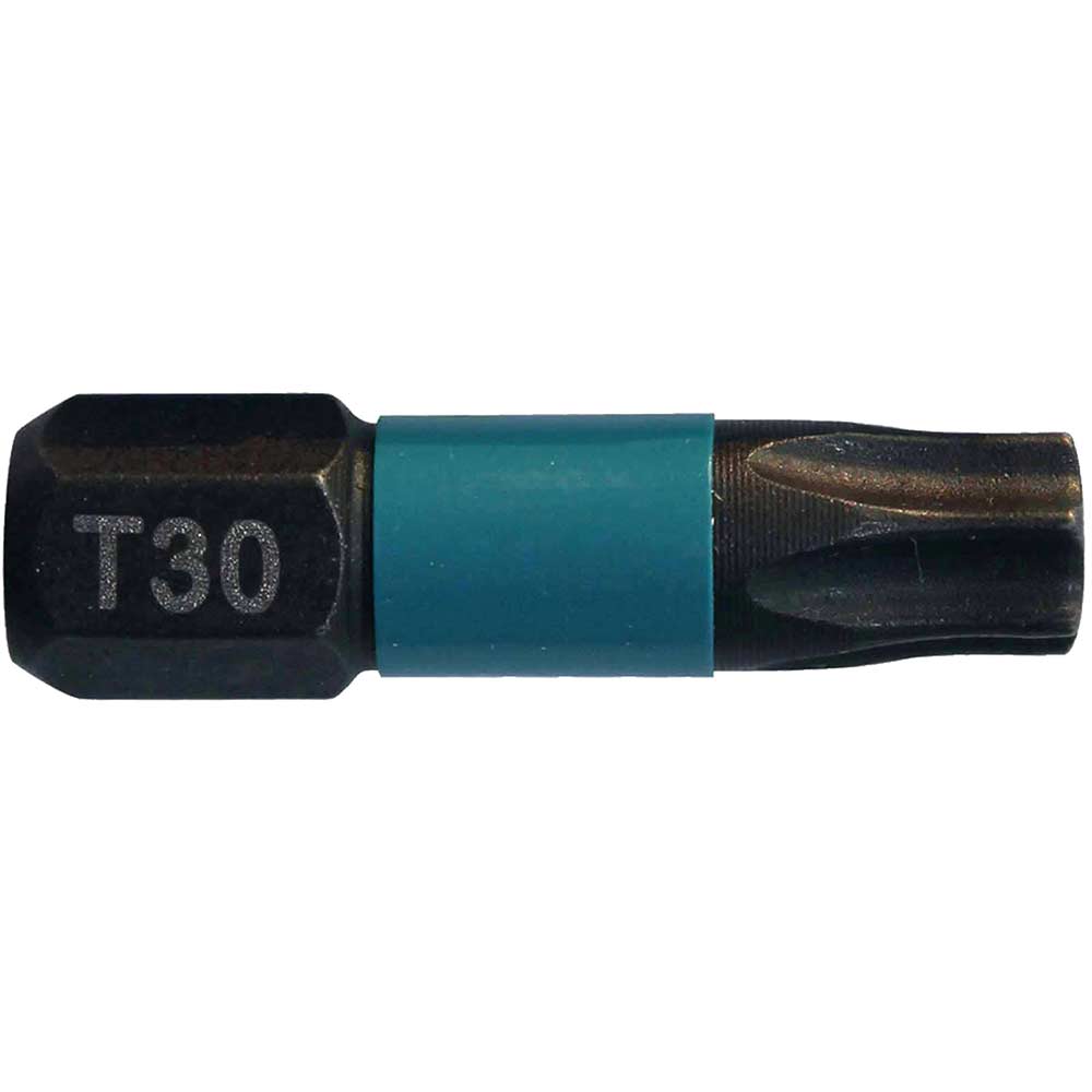 Makita Impact Black Torsion Torx Screwdriver Bits T30 25mm Pack of 2 in UK Specification