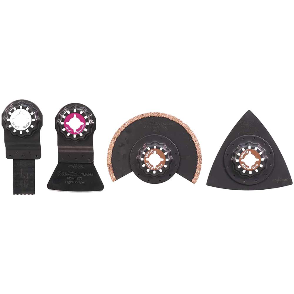 4 Piece Starlock Tiling Multitool Oscillating Blades Set