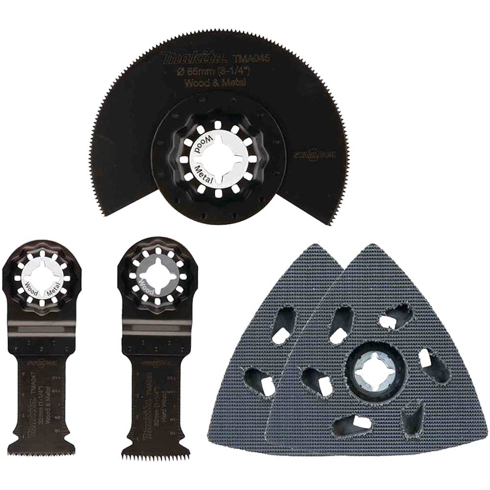 5 Piece Starlock Carpenty Multitool Oscillating Blades Set