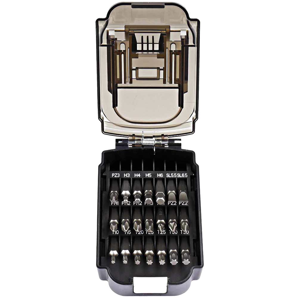 Image of Makita 21 Piece ScrewDriver Bit Set in Battery Case