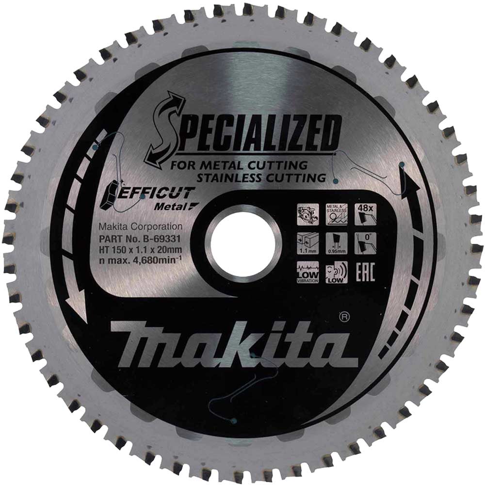 SPECIALIZED Efficut Circular Saw Blade for Stainless Steel
