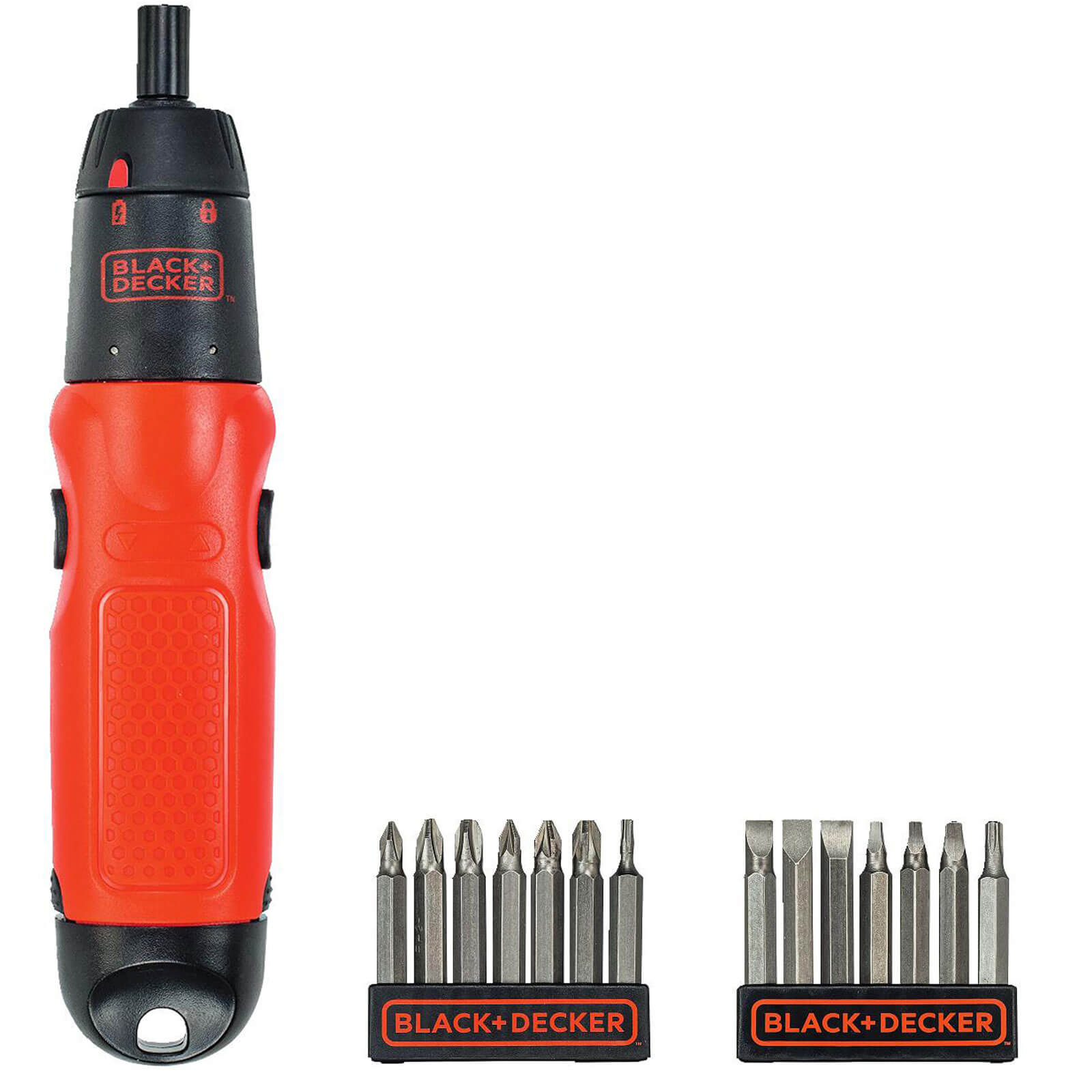 Image of Black and Decker A7073 19 Piece Battery Operated Screwdriver Set