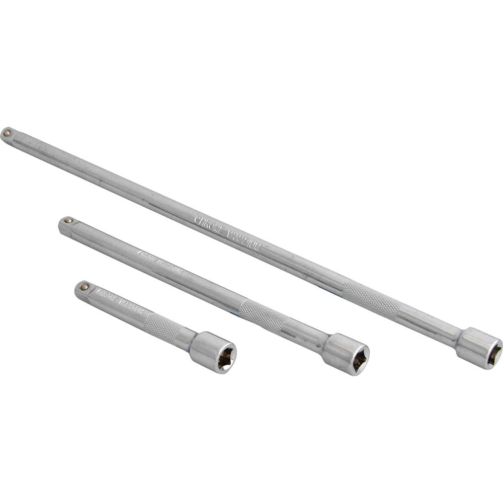 Photos - Bits / Sockets BlueSpot 3 Piece 1/4" Drive Socket Extension Bar Set 1/4" 02074 
