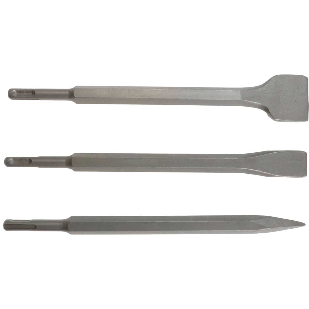 BlueSpot  3 Piece Tools SDS Chisel Set