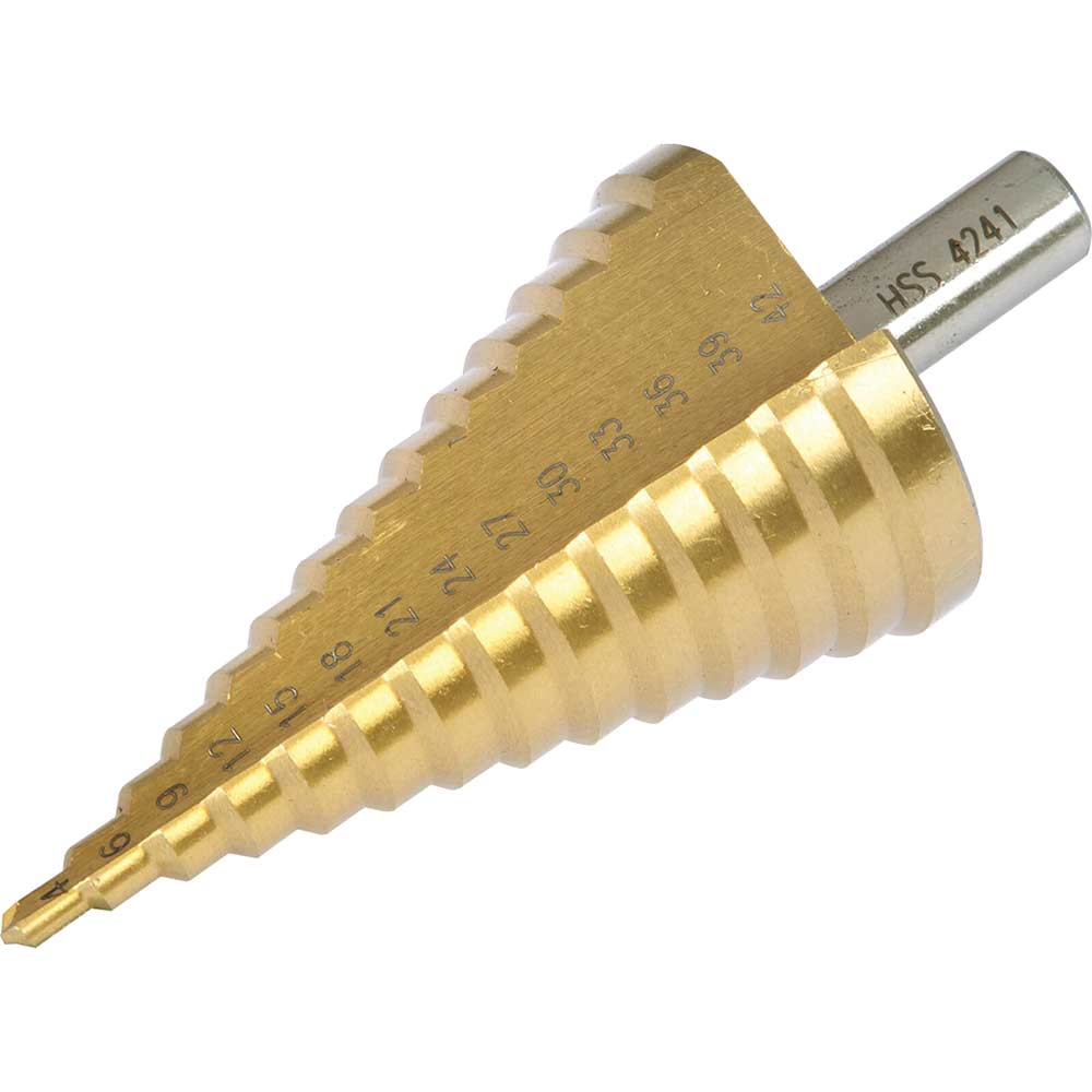 BlueSpot HSS Step Drill Bit 4mm - 42mm