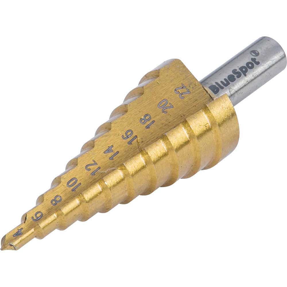 Image of BlueSpot HSS Step Drill Bit 4mm - 22mm