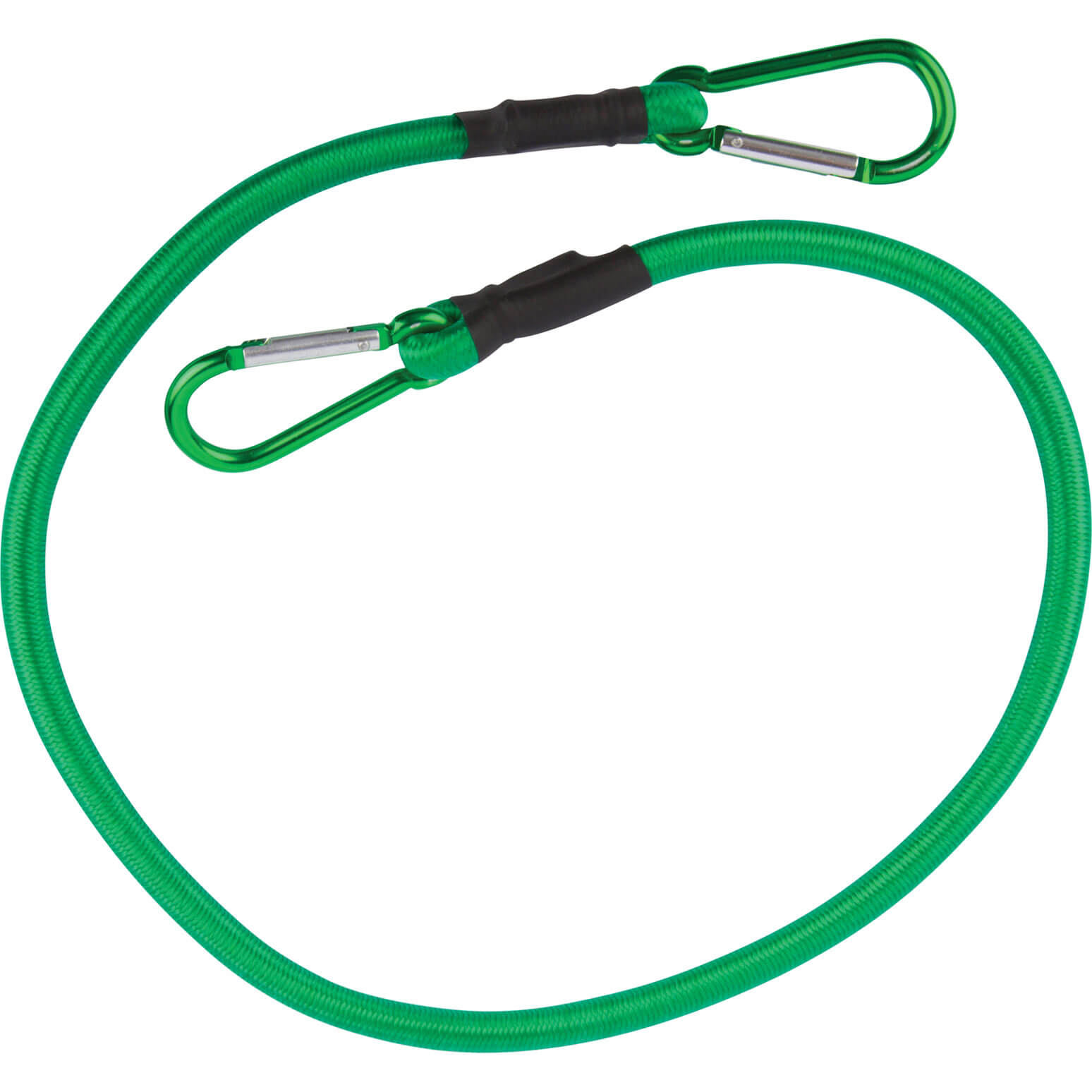 Image of Bluespot Snap Clip Elastic Bungee Cord 900mm Green Pack of 1