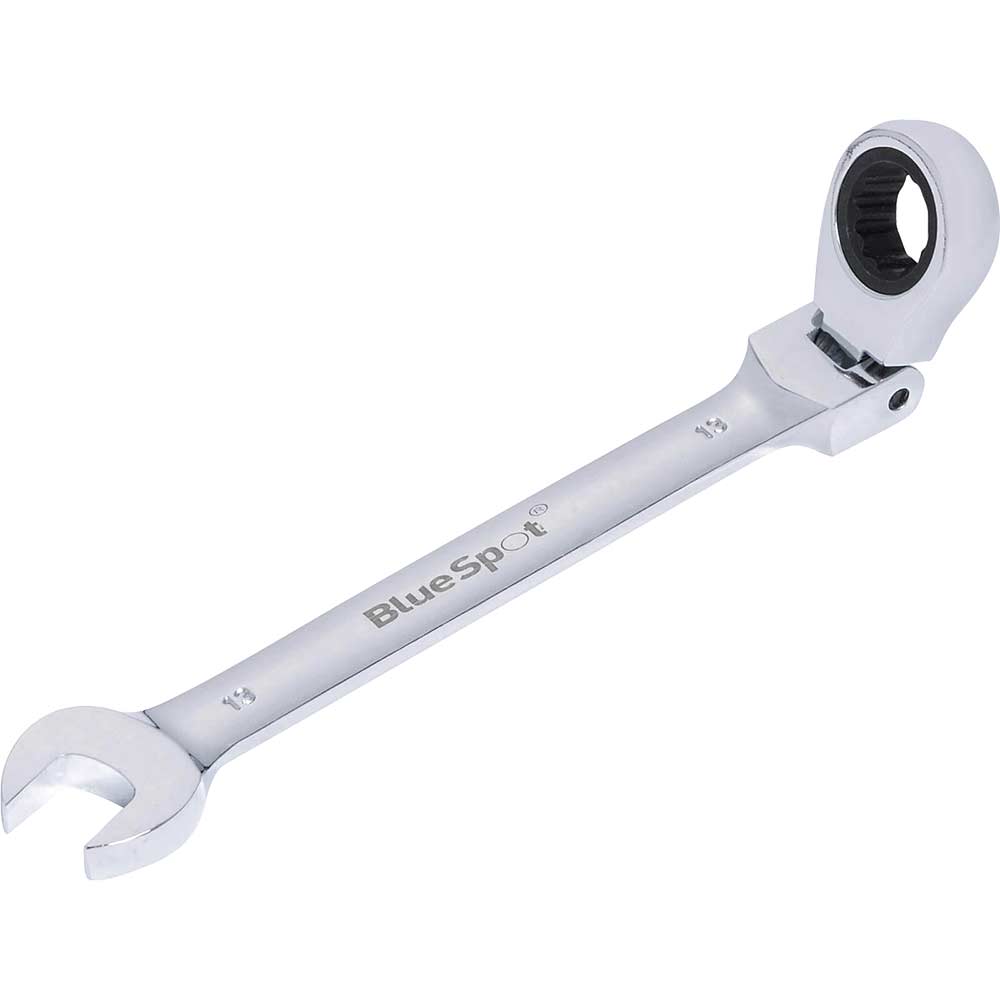 Bluespot Flexible Head Ratchet Spanner 13mm