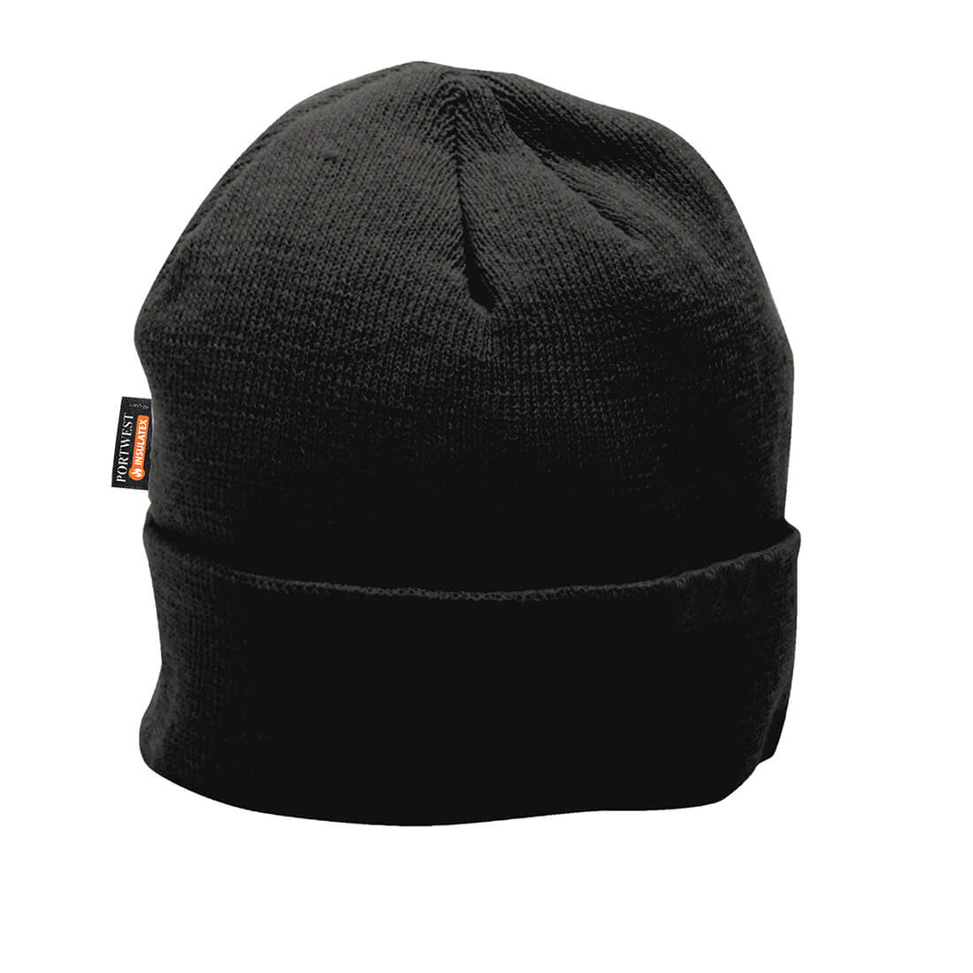 Image of Portwest Insulatex Lined Knit Hat Black One Size