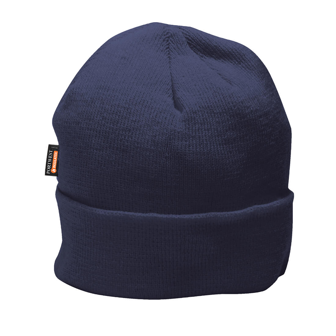 Image of Portwest Insulatex Lined Knit Hat Navy One Size