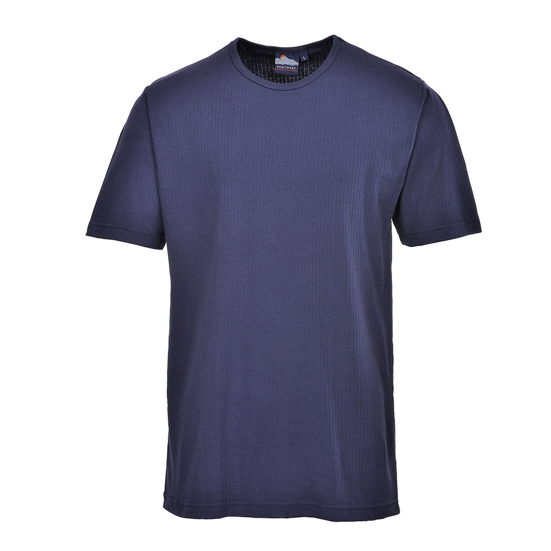 Image of Portwest Thermal Short Sleeve T Shirt Navy L