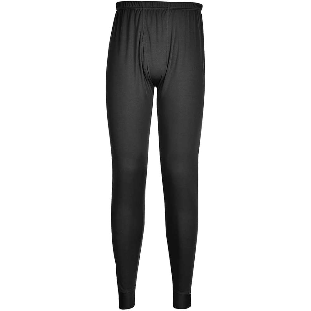 Portwest Mens Thermal Baselayer Leggings Black L