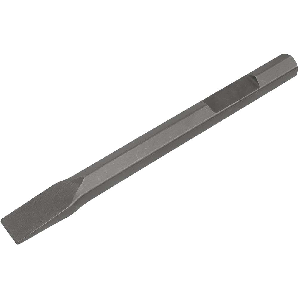 Image of Sealey Hex Shank Flat Chisel for Bosch and Makita Breakers 375mm 30mm