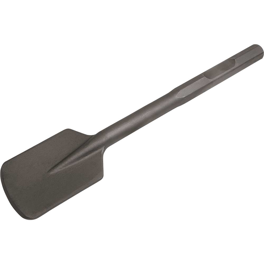 Image of Sealey Hex Shank Clay Spade for Bosch and Makita Breakers