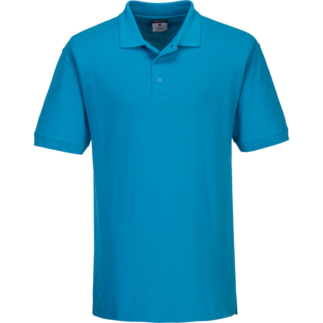 Image of Portwest Naples Polo Shirt Aqua 3XL