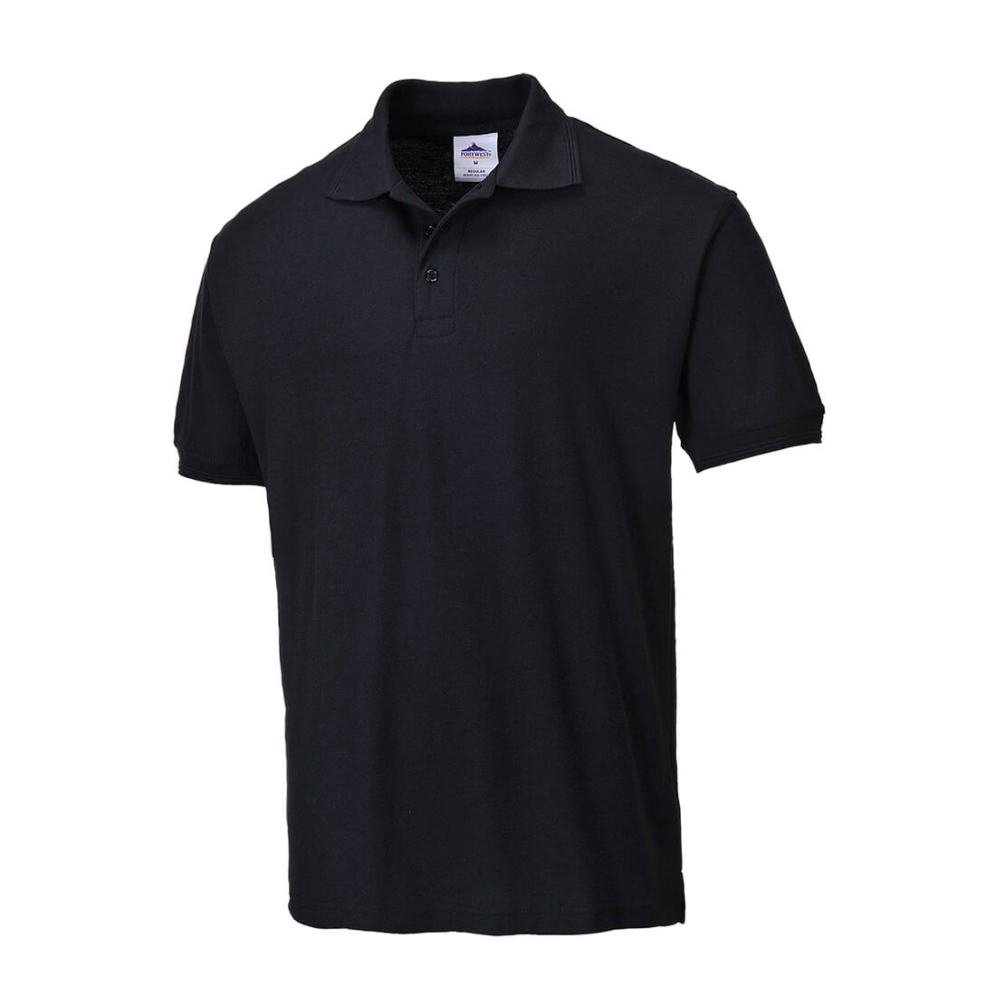 Image of Portwest Naples Polo Shirt Black 2XL