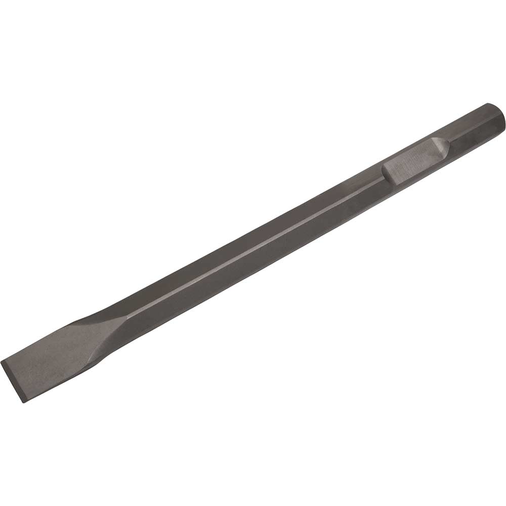 Image of Sealey Hex Shank Flat Chisel for Bosch and Makita Breakers
