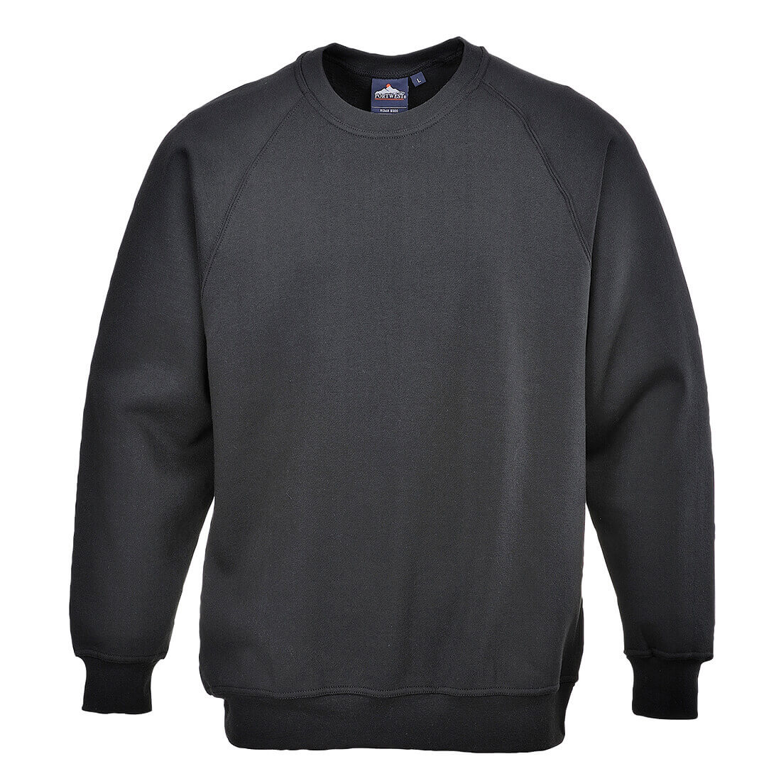 Image of Portwest Mens Roma Sweatshirt Black XL